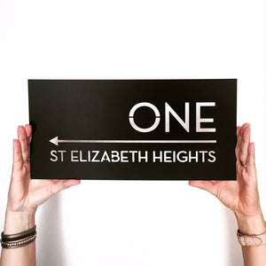 Address Plaques and signs NZ. Premium quality steel signs by LisaSarah. Z