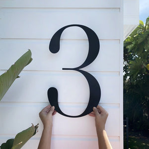 Best quality premium steel super large house numbers NZ made. 