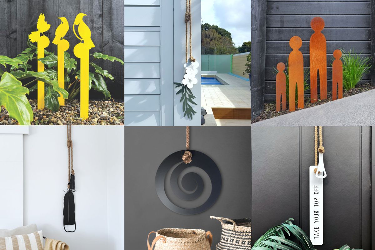 NZ gifts – handcrafted steel garden art, wall art and garden ornaments made in New Zealand, perfect gift ideas for her, him, and home