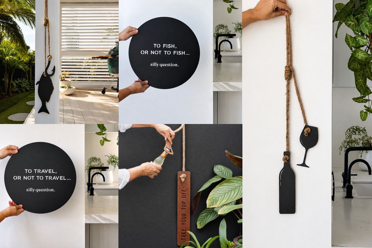 Father's Day gifts NZ 2026, thoughtful NZ made steel wall art gifts by LisaSarah for the dad who's hard to buy for