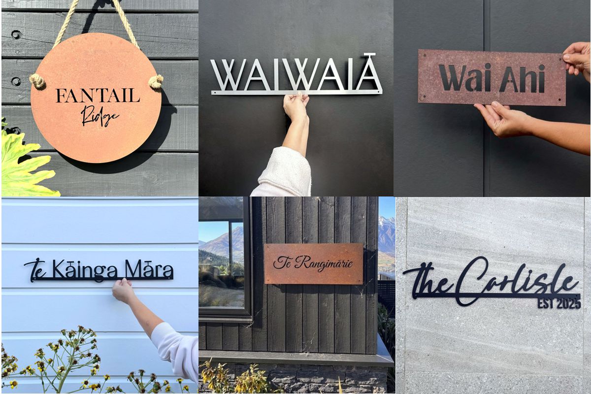 House Names & Name Plates for New Zealand homes
