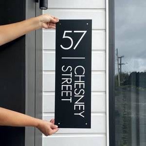 Laser cut metal signs for home or business NZ Australia. 