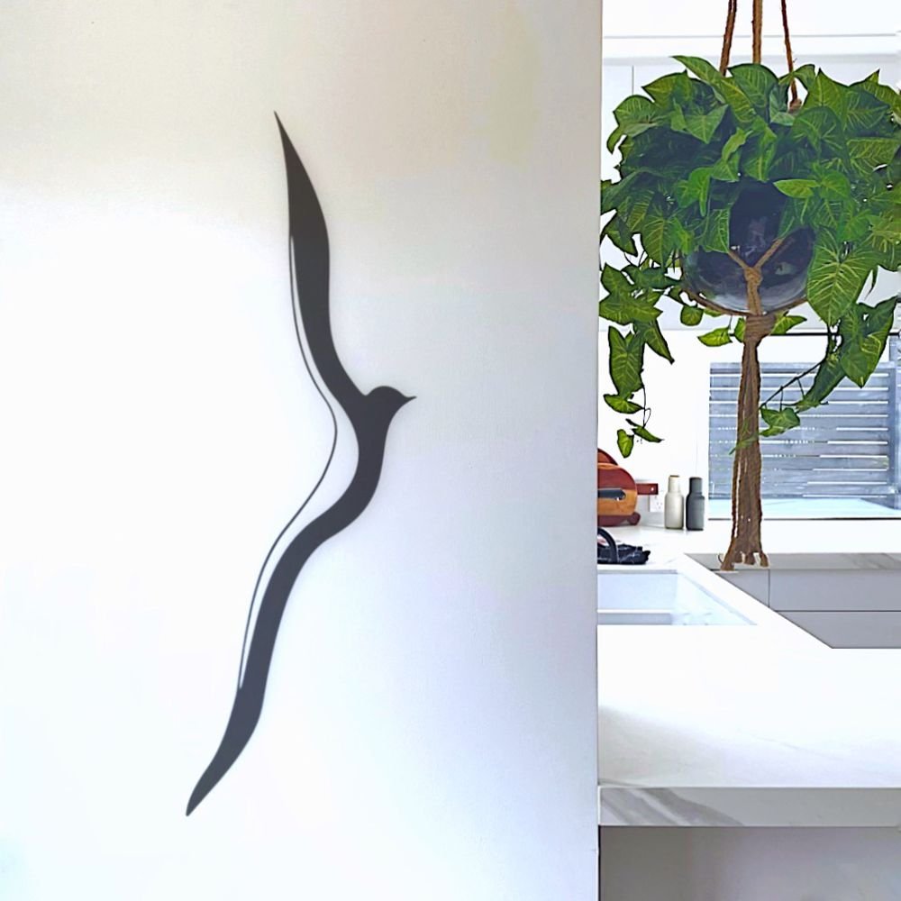 NZ-made Bird Albatross Wall Art by LisaSarah Steel Designs
