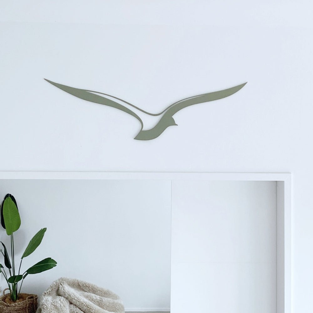Sage Green Home Decor Accessories. NZ wall art for indoor and outdoor walls.  NZ Art, NZ Gifts, NZ Bird Art