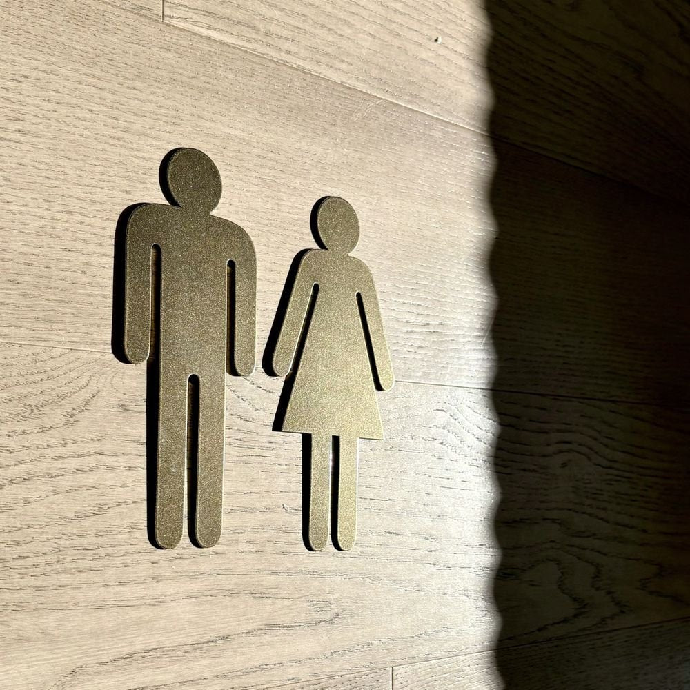 NZ Facility signage nicer in pewter and bronze | LisaSarah Steel Designs