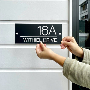 Personalised Address Sign for Letterbox NZ. 