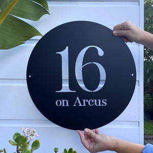 Traditional Address sign House Number sign NZ