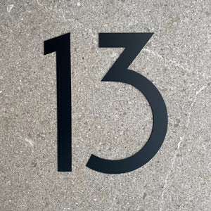 Modern Custom Metal House Numbers NZ Made