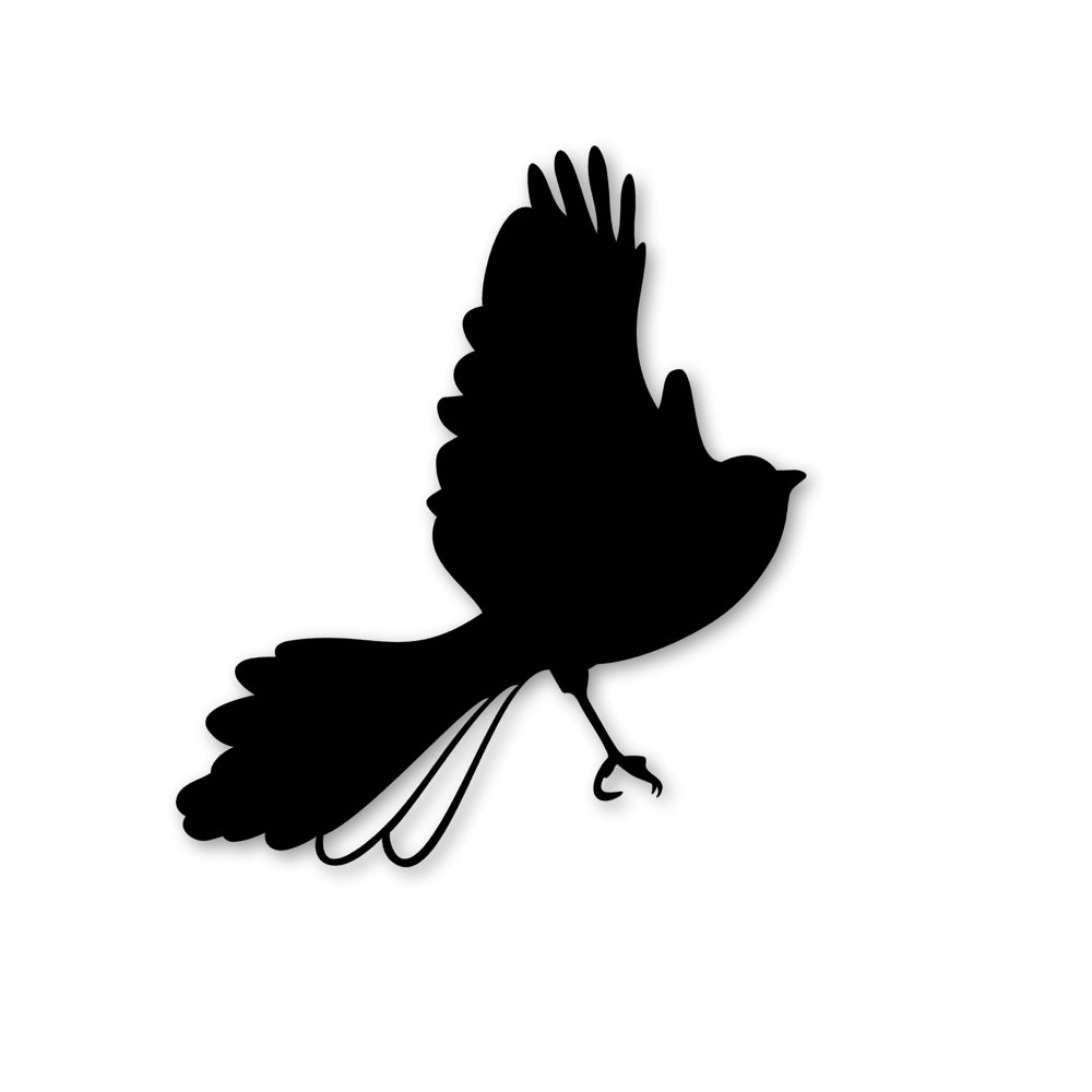 Fantail P wakawaka Bird Silhouette Art For Outdoors fantail-p-wakawaka-bird-silhouette-art-for-outdoors