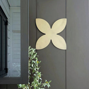 Decorative metallic wall art in outdoor space in New Zealand.  Outdoor Wall Art by LisaSarah