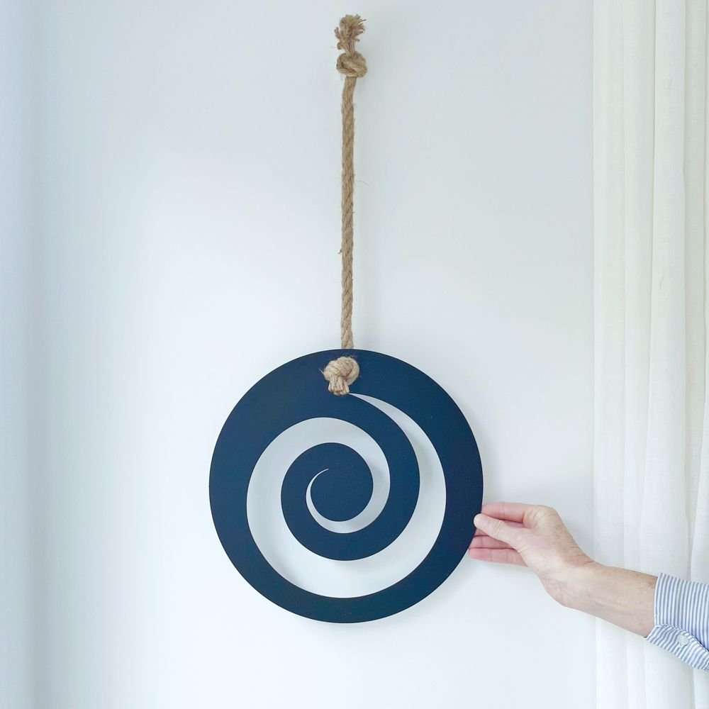 NZ Maori Kori Design Wall Art by LisaSarah Steel Designs NZ