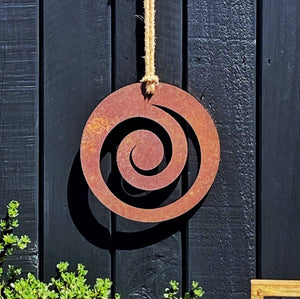 NZ Art or Gift of Māori Design Koru to send overseas  LisaSarah Steel Designs New Zealand
