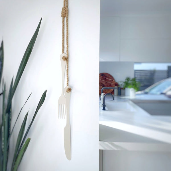 Large Cutlery decor wall art NZ Kitchen Wall Decor