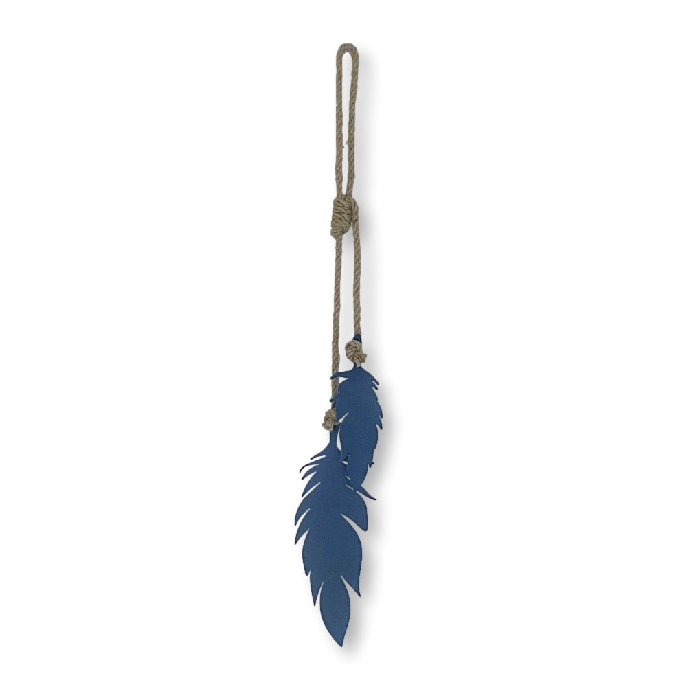 Navy Blue Interior accent NZ Wall decor feathers Navy