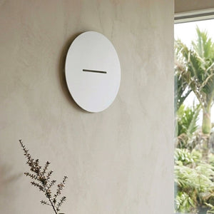 side view of modern wall art in modern coastal home in new zealand