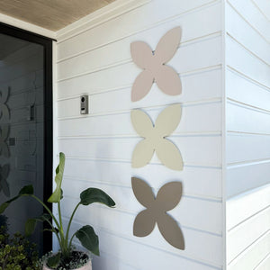 urban chic frangipani wall art set of 3