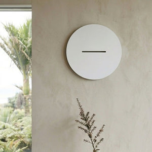 Modern white minimal wall art on modern home in architectural Australian home