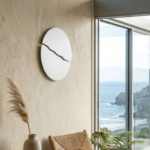 NZ Art on wall of modern coastal home in West Auckland, New Zealand