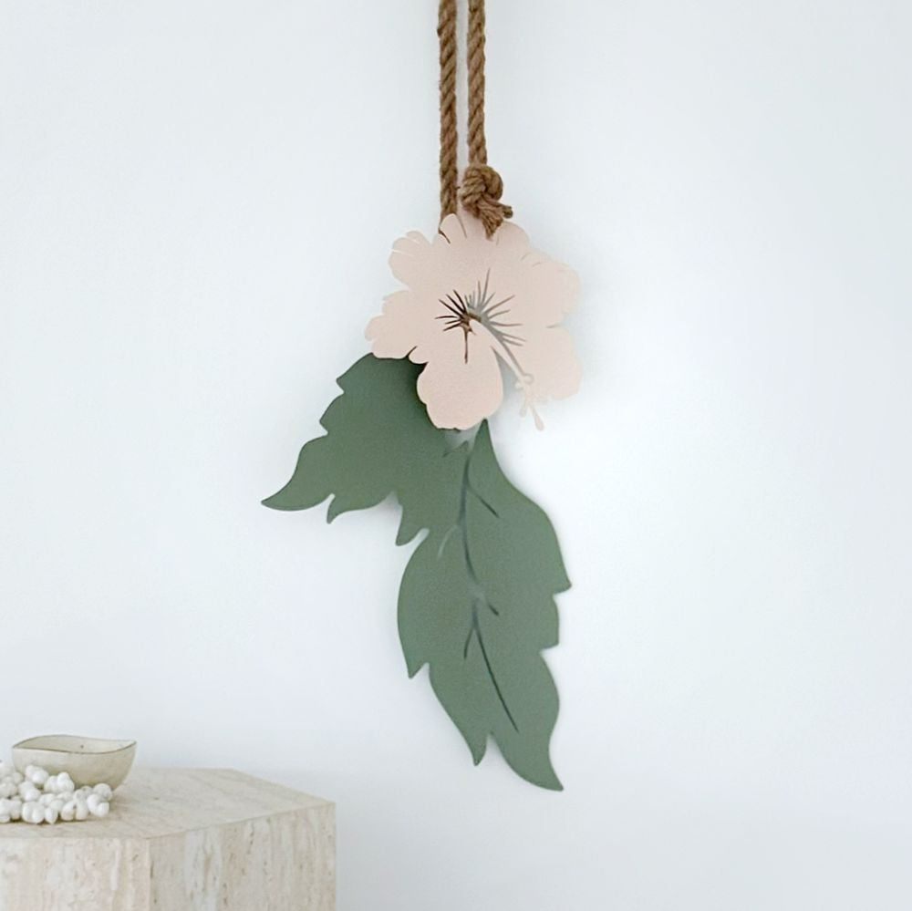 Steel tropical Wall Art for outdoor space in NZ - Made by LisaSarah