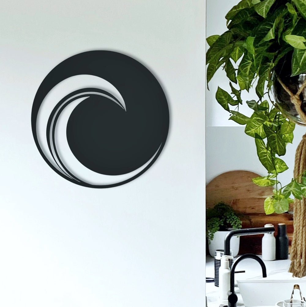 NZ Wall Art, large round wall art for indoor and outdoors walls by LisaSarah Steel Designs