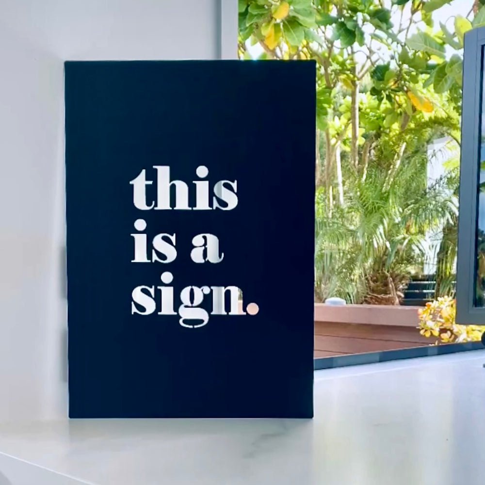 This is a Sign ironic funny double entendre Wall Art NZ