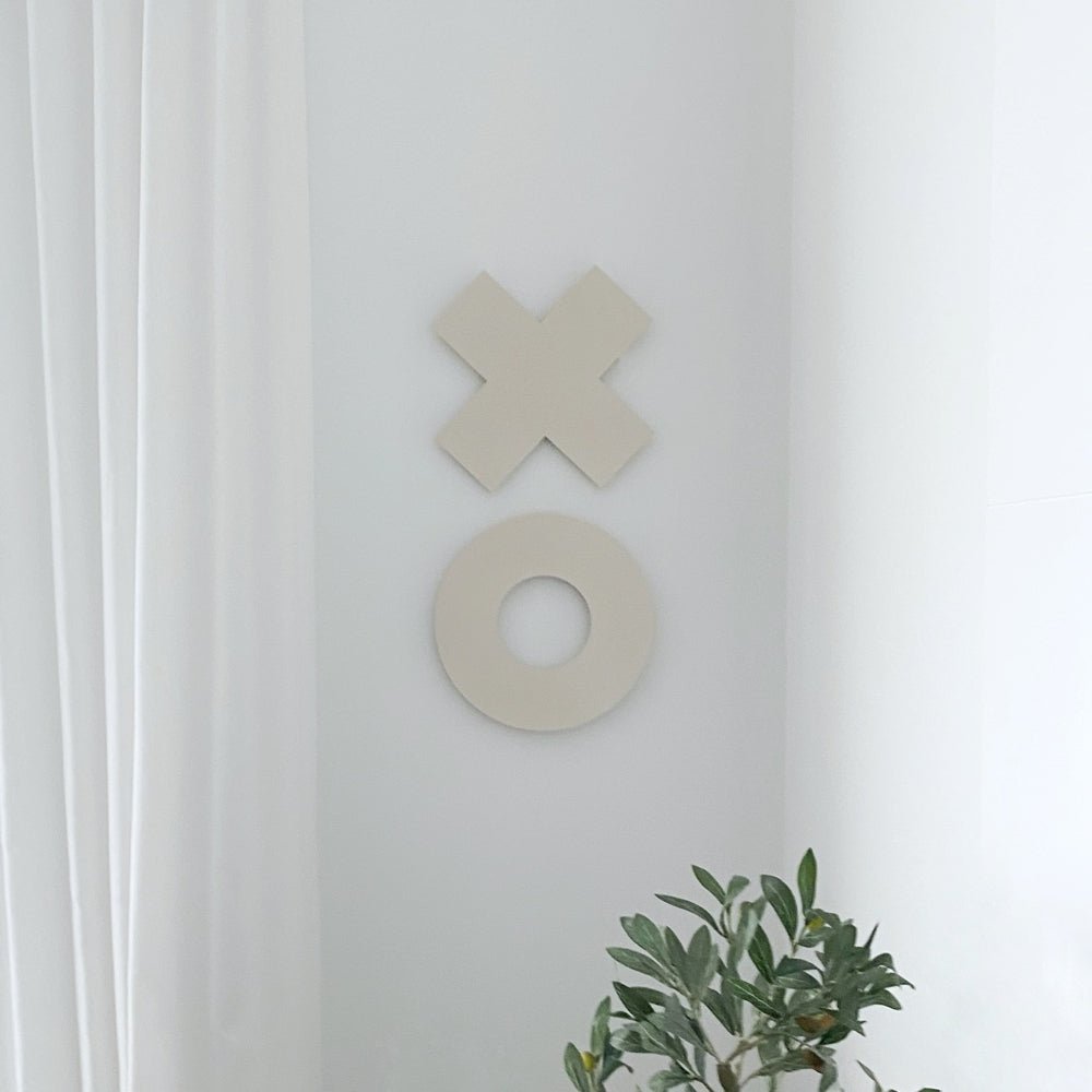 Vanilla Vibes Trending - XO wall decor by NZ designer Lisa Turley. 