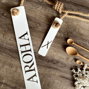 Aroha X WHITE - LisaSarah Steel Designs NZ