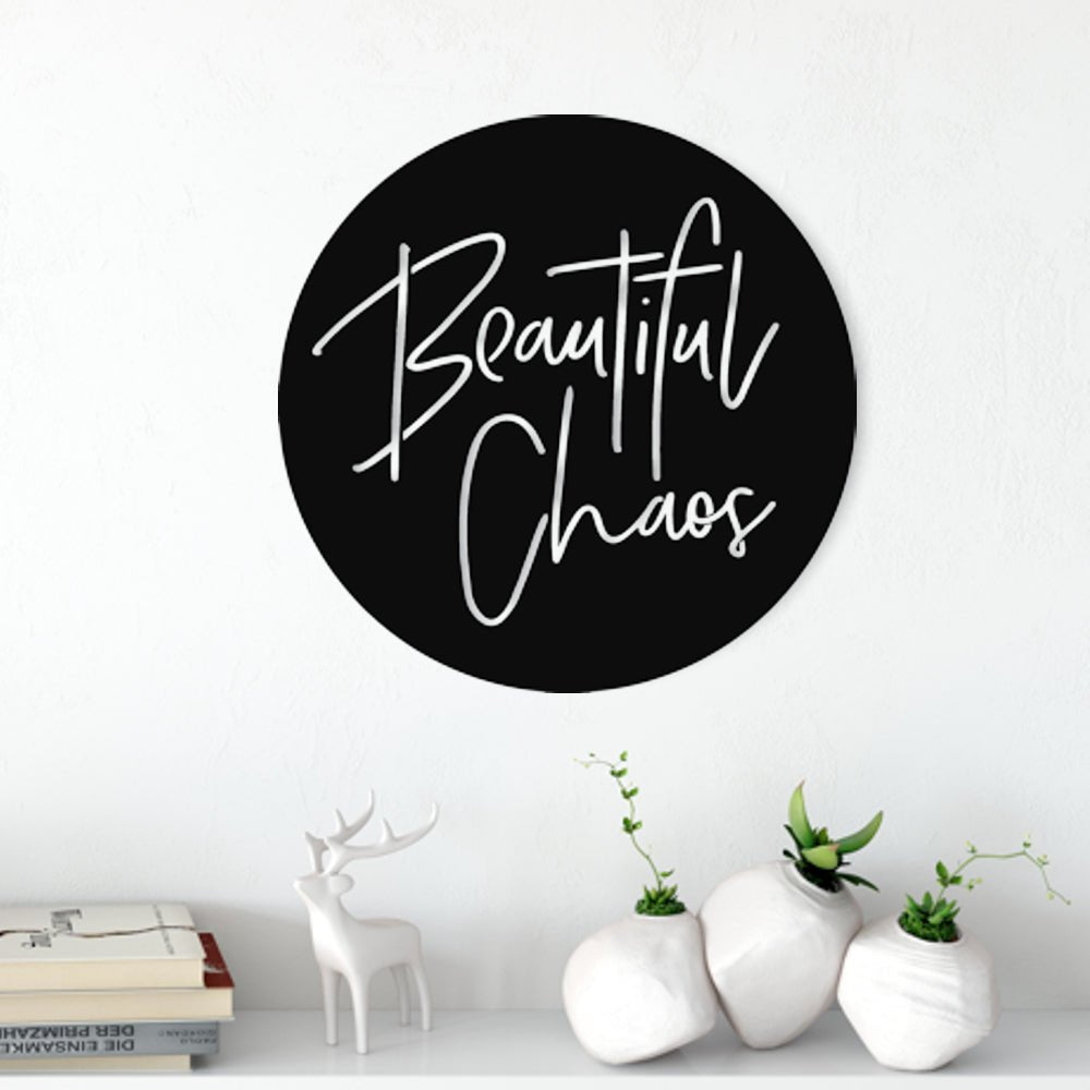 Beautiful chaos (black) - LisaSarah Steel Designs NZ