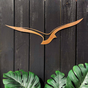 Back yard garden wall art corten steel Bird in Flight by LisaSarah