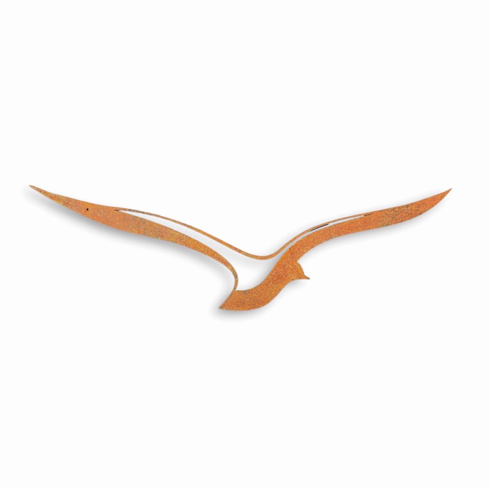 Corten steel bird backyard wall art by LisaSarah Steel Designs