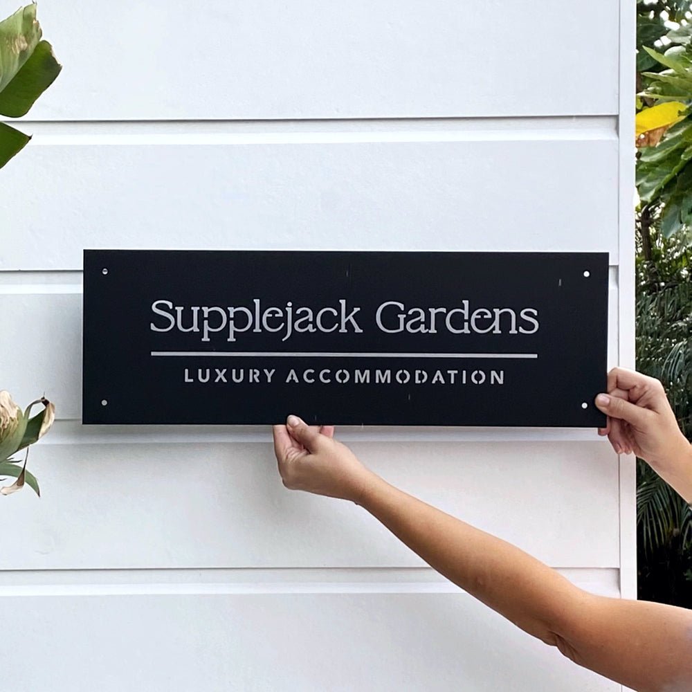 Steel Address Sign custom steel address signs NZ | LisaSarah auckland