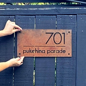 NZ best premium quality custom address and house signs.