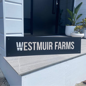 Exquisite Artistry: Personalised Steel Signs, Handcrafted in New Zealand by LisaSarah Steel Designs