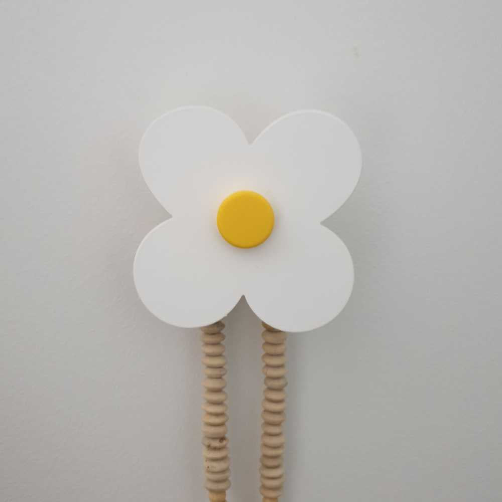 Daisy Wall Hooks for outdoors (set of 3) - LisaSarah Steel Designs NZ