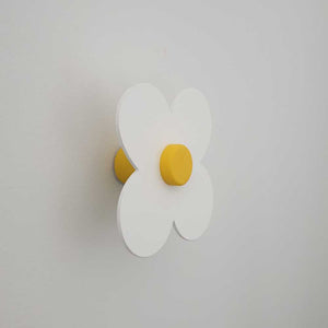 NZ made flower wall hook for outdoors and indoors.