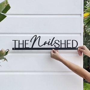 Custom home based business sign NZ made by LisaSarah Steel Designs