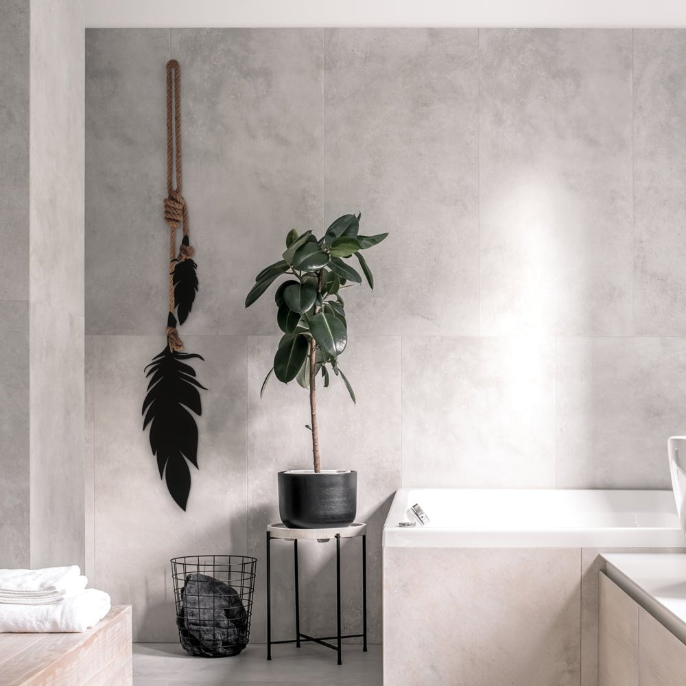 Wall Art NZ. Large hanging feathers wall decor NZ by LisaSarah Steel Designs NZ