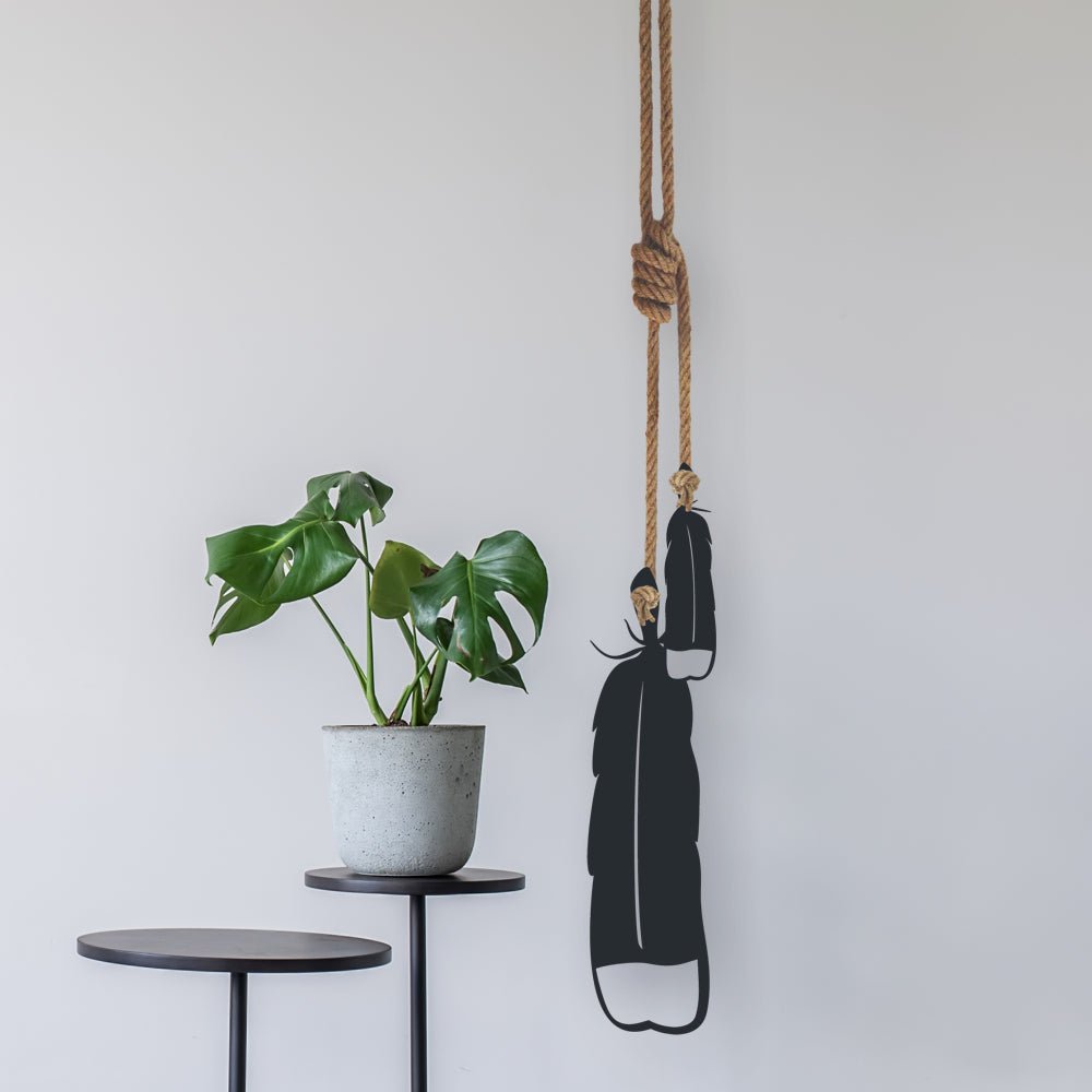 Huia Feathers Outdoor Wall Art for NZ - LisaSarah Steel Designs NZ