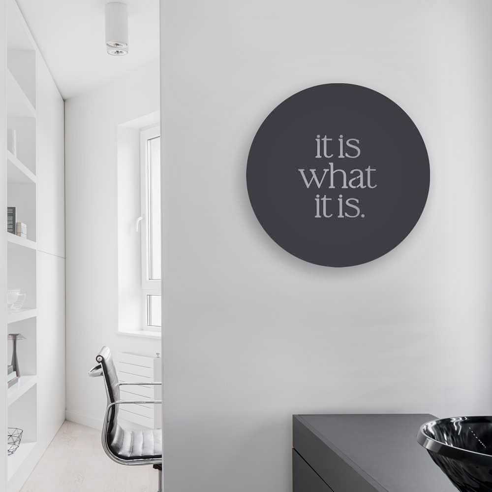It is what it is wall art by LisaSarah