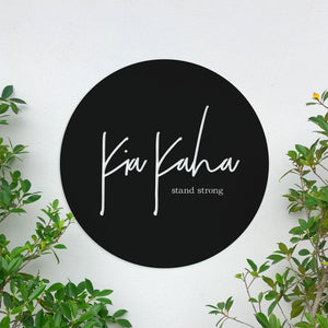 NZ Wall Art Kia Kaha (stand strong) - LisaSarah Steel Designs NZ