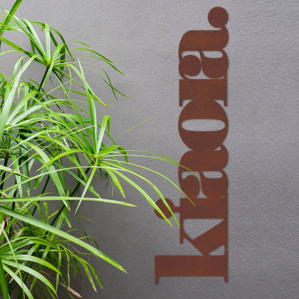 kia ora corten - LisaSarah Steel Designs NZ