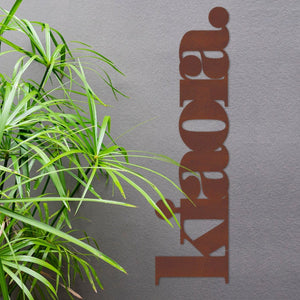 kia ora corten - LisaSarah Steel Designs NZ