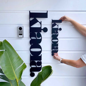 Kia Ora Large Wall Sign for Outdoor Walls