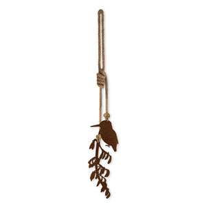 Kingfisher & Flax Hanging - LisaSarah Steel Designs NZ