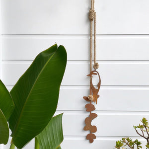Kookaburra & eucalyptus - LisaSarah Steel Designs NZ