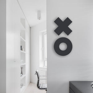 Large minimal XO bedroom wall decor NZ