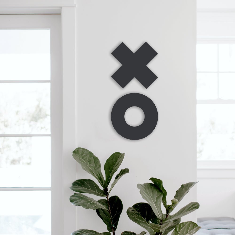 Minimal Large XO hug kiss wall decor NZ