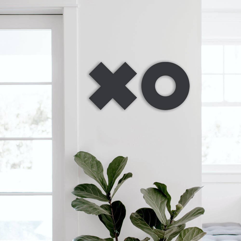 Minimal Large XO hug kiss wall decor NZ
