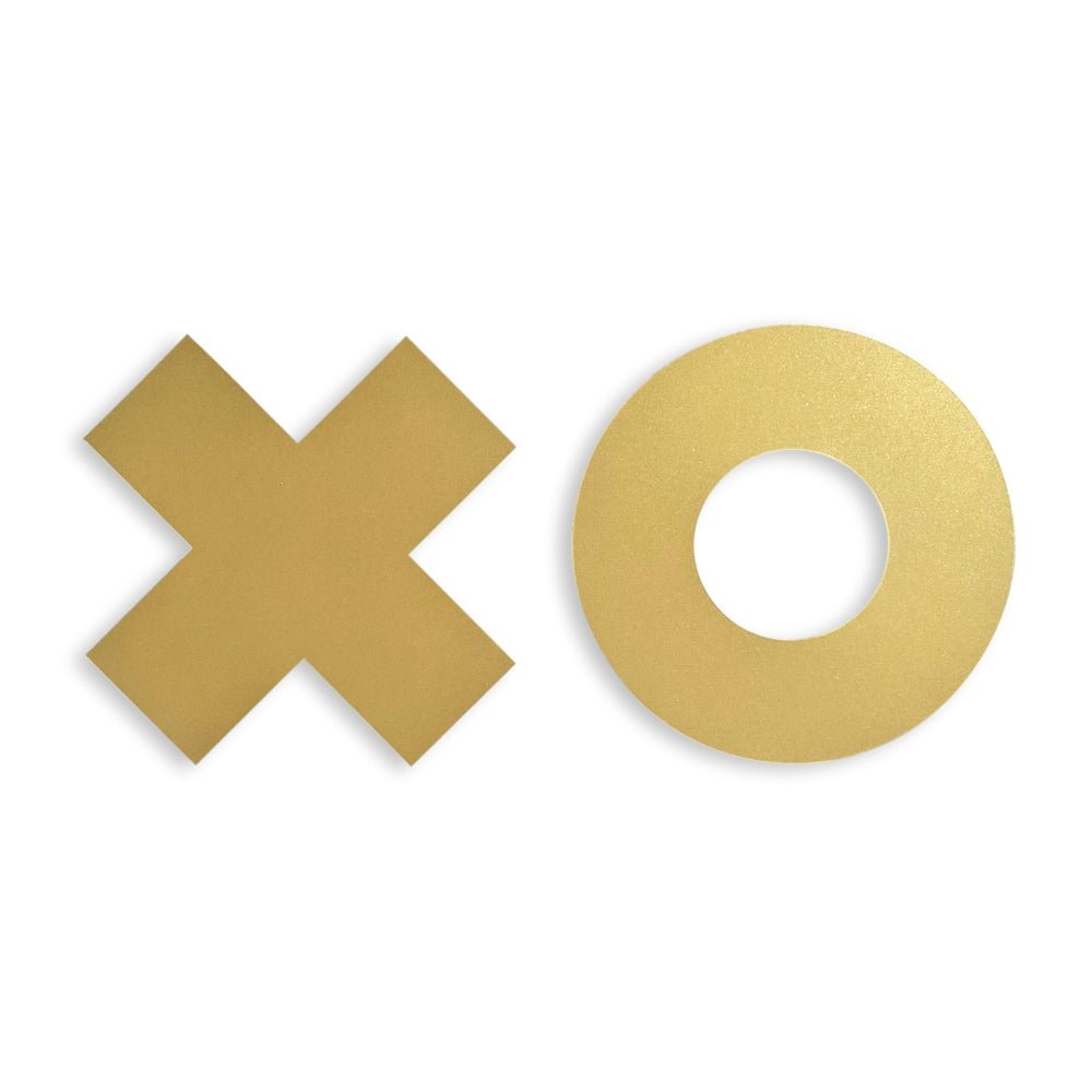 Gold XO wall decor accent idea for modern room NZ