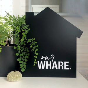 Our Whare.  NZ made Maori Design Wall decor.